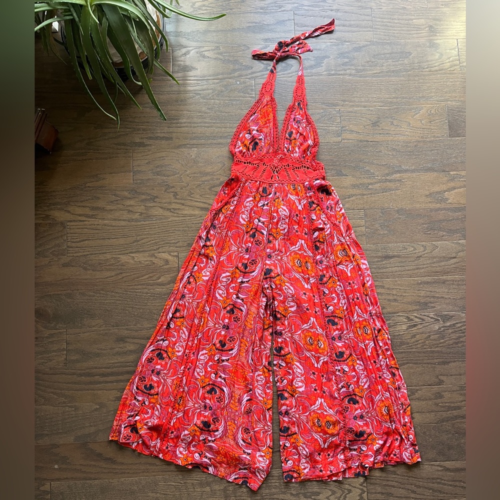 Freepeople Wide Leg Halter Jumpsuit - Picture 8 of 11